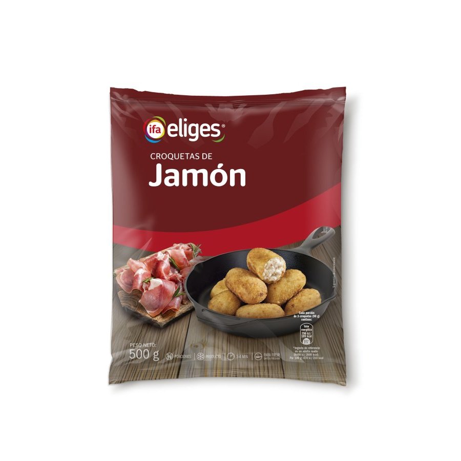 Croquetas de jamón IFA ELIGES bolsa 500 g