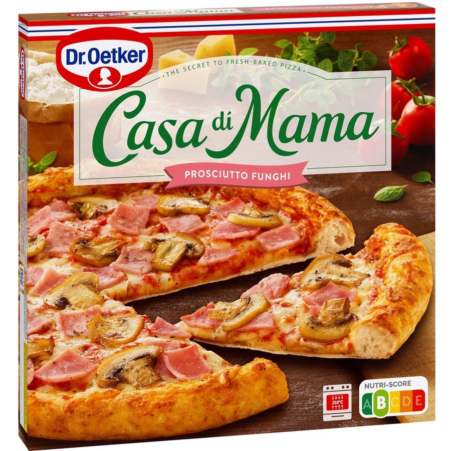 Pizza DR.OETKER Casa Di Mama prosciutto funghi 405 g