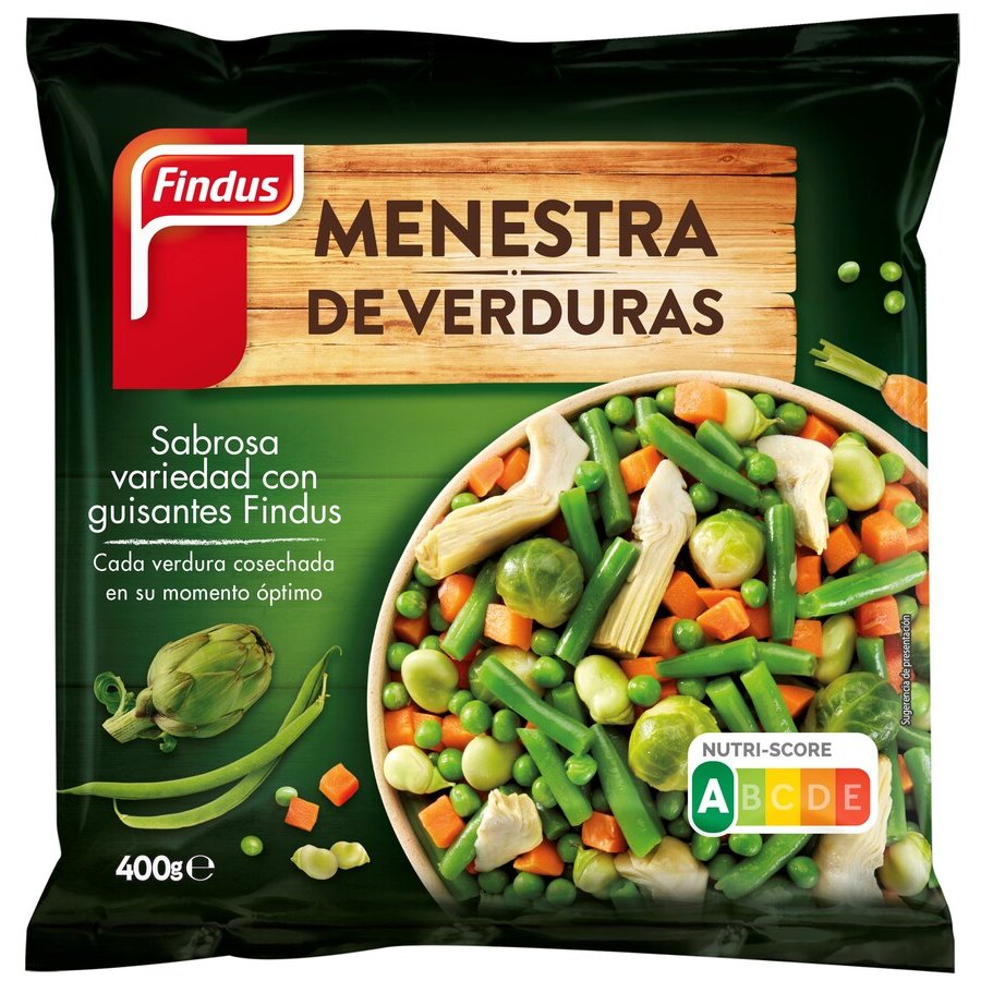 Menestra congelada FINDUS bolsa 400 g