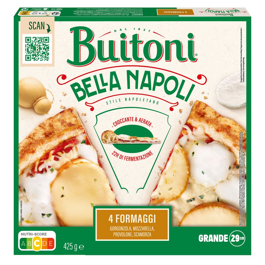 Pizza BUITONI Bella Napoli 4 formaggi 425 g
