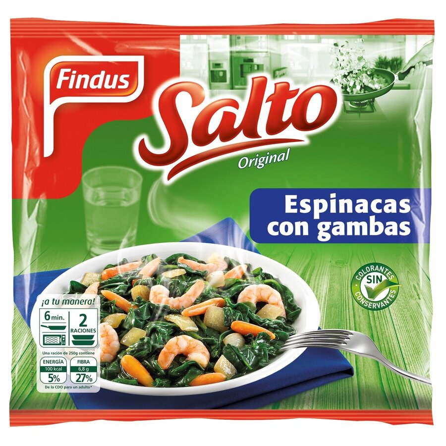 Salto espinacas marinera FINDUS 500 g
