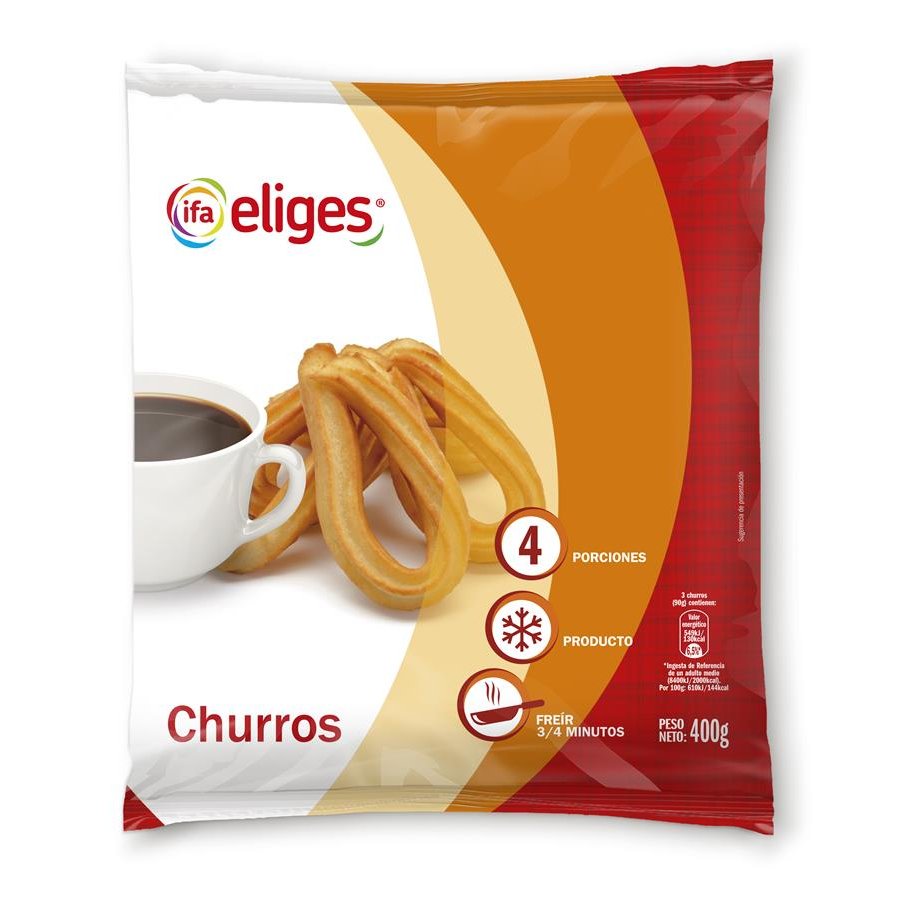 Churros congelados lazo IFA ELIGES 400 g
