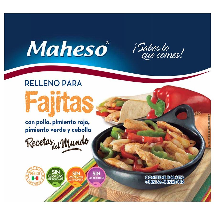 Relleno para fajitas MAHESO bolsa 300 g