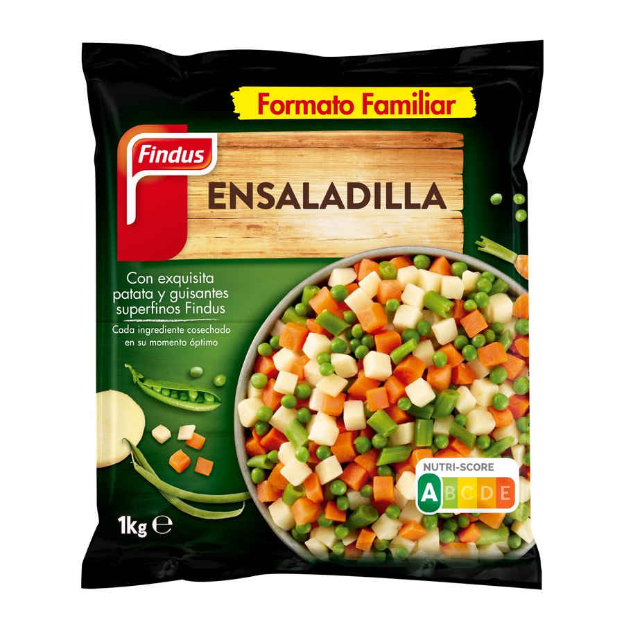 Ensaladilla congelada FINDUS bolsa 1 kg pn