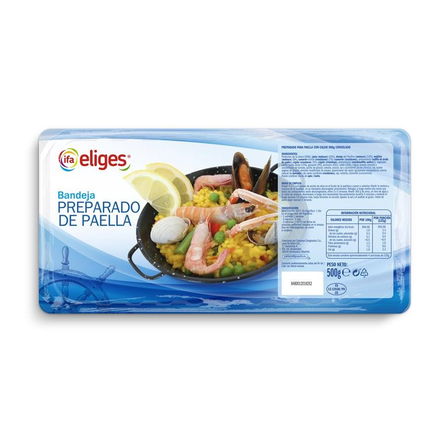 Preparado paella IFA ELIGES bandeja 500 g