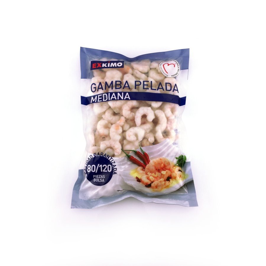 Gamba pelada congelada EXKIMO 80/120 bolsa 360 g pn