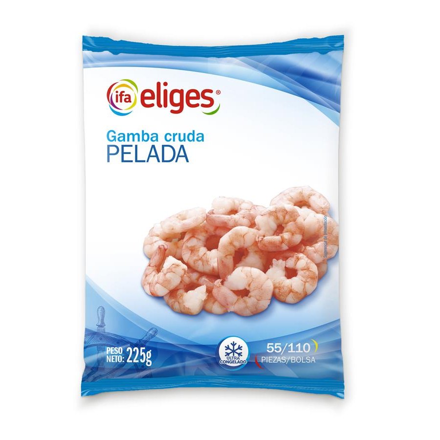 Gamba pelada pequeña 55/110 IFA ELIGES 225 g pn