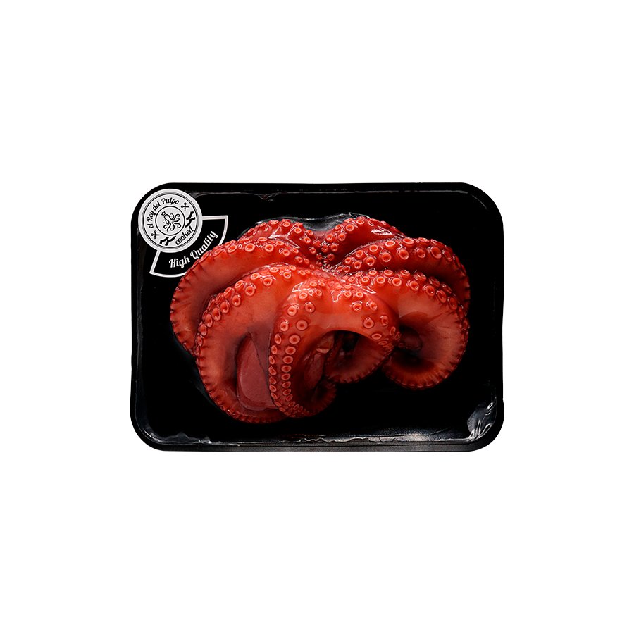 Pulpo cocido entero bandeja 500 g aproximado