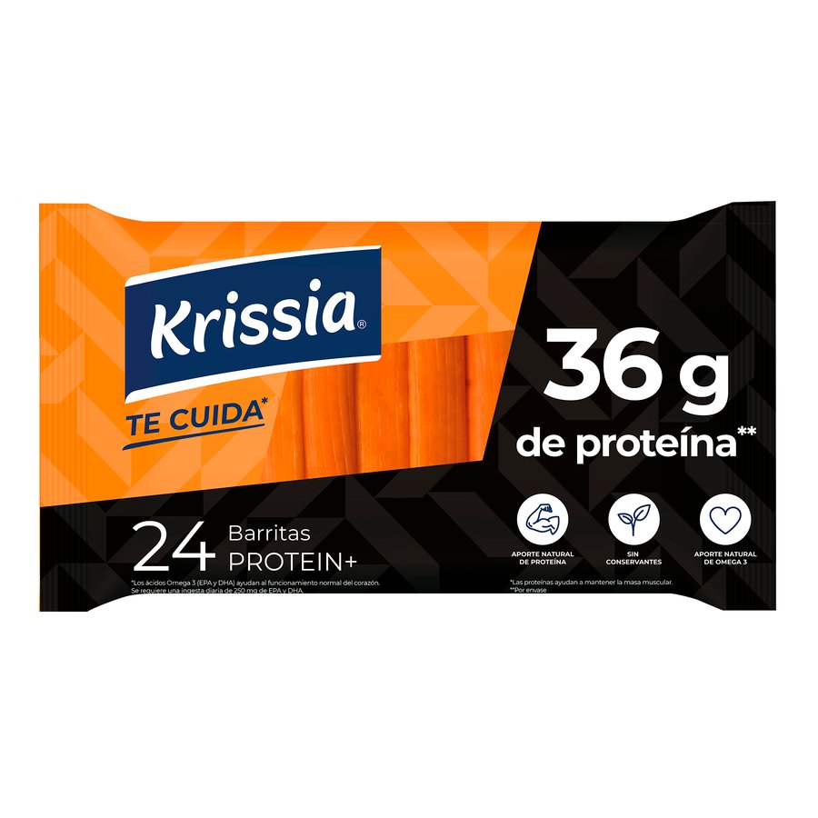 Barritas refrigeradas KRISSIA Protein 360 g