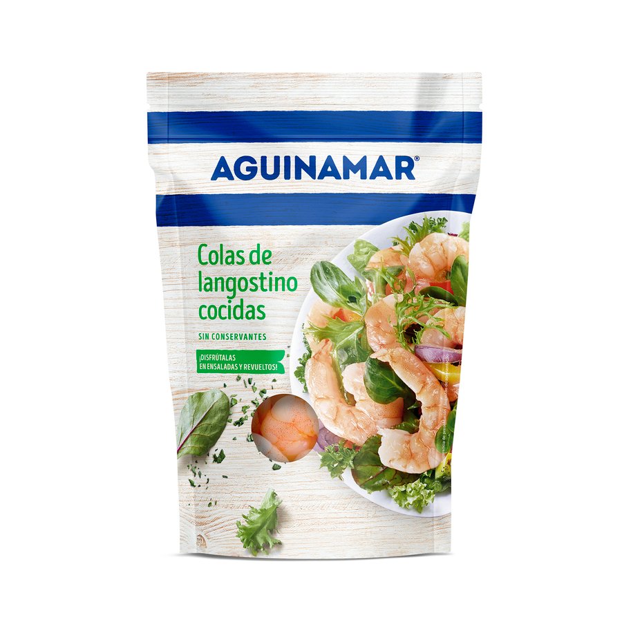 Colas langostino AGUINAMAR naturales resfrigerado 90 g