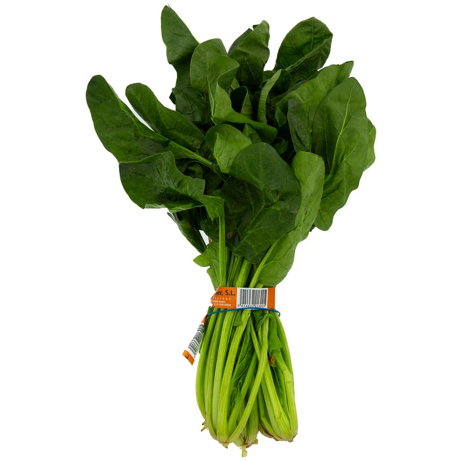 Espinacas manojo categoría 1ª peso mínimo 300 g