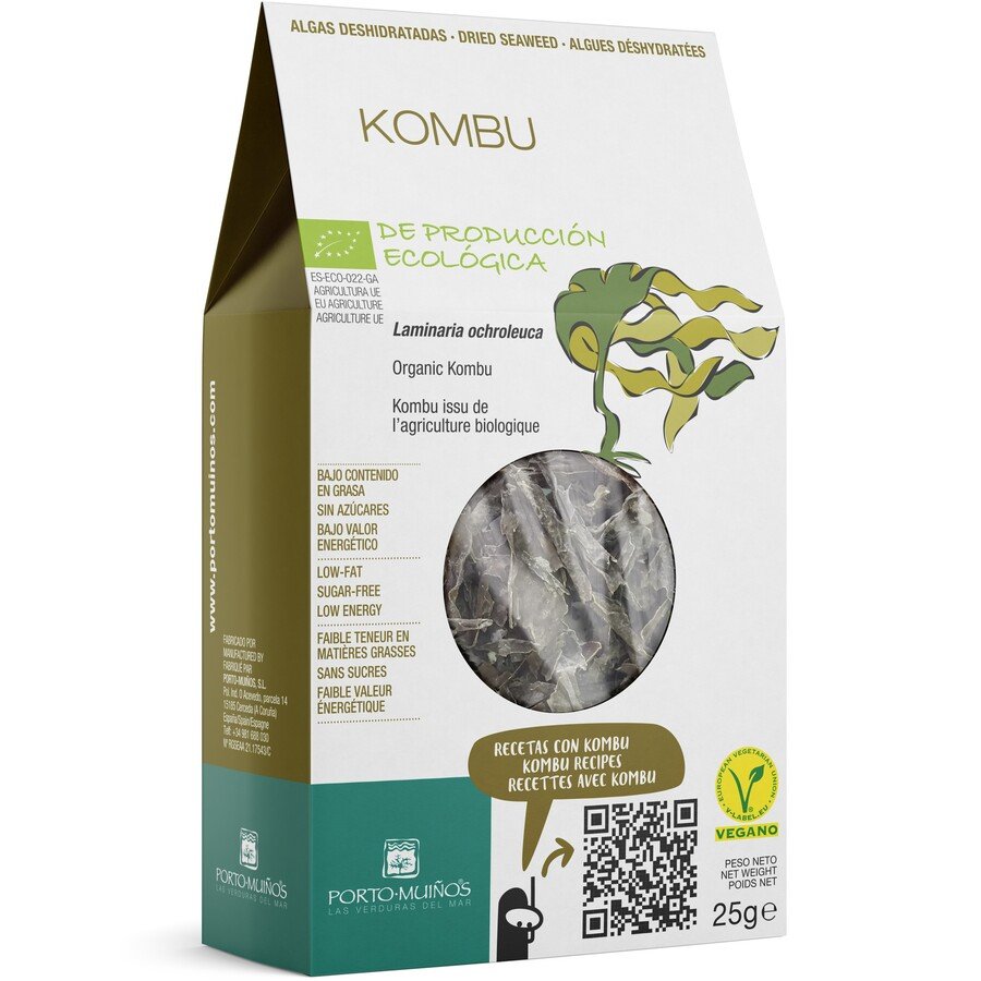 Algas deshidratadas ecológicas KOMBU 25 g