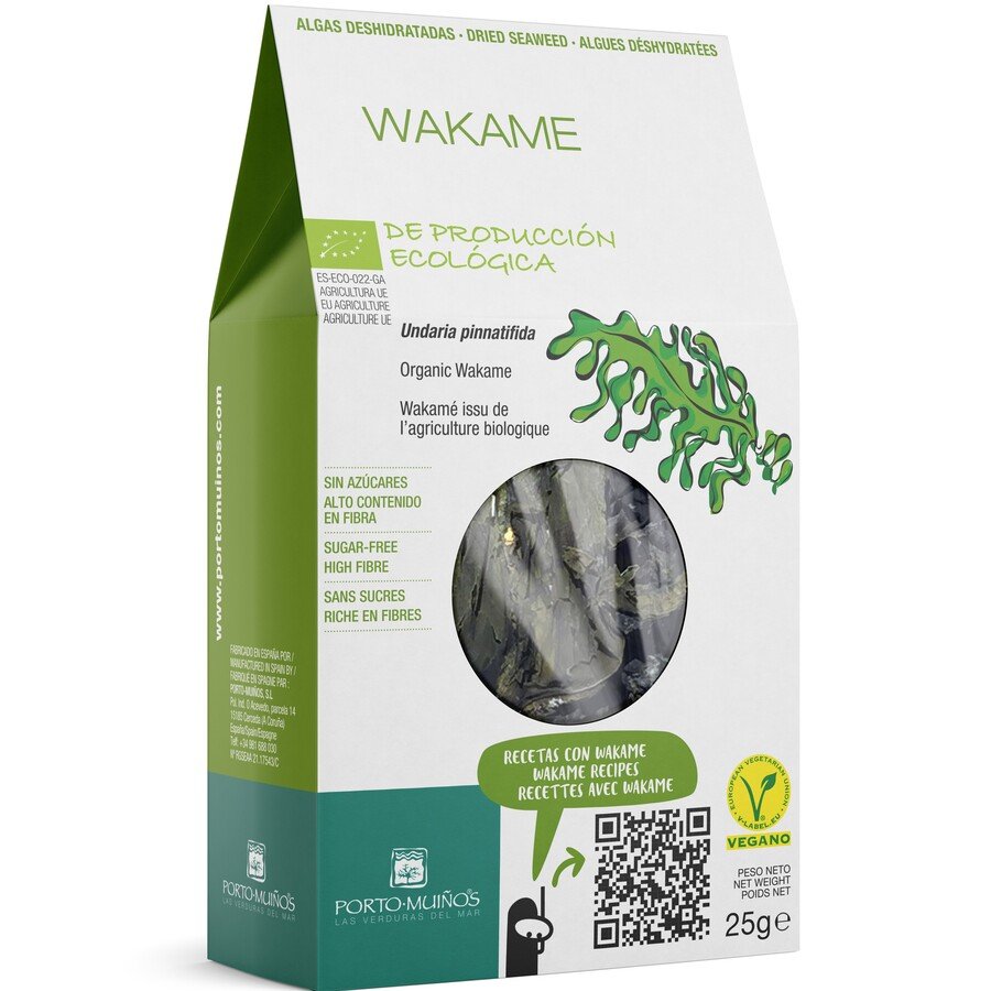 Algas deshidratadas ecológicas WAKAME 25 g