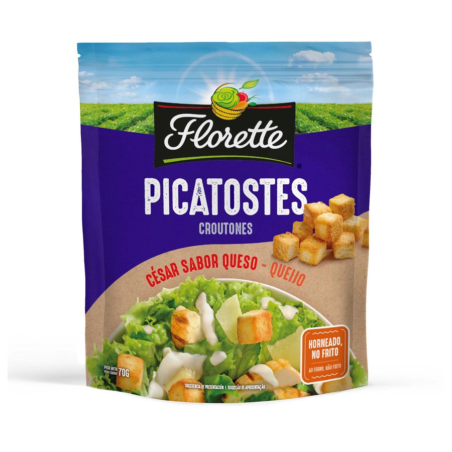 Picatostes croutones césar FLORETTE bandeja 70 g