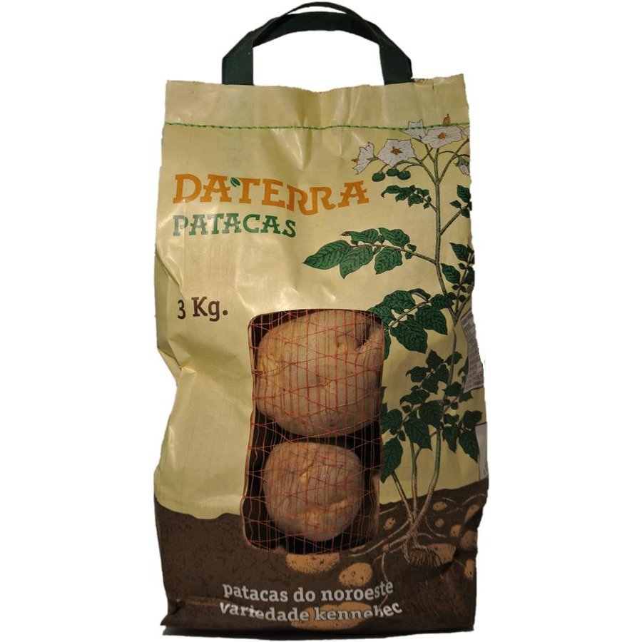 Patata kennebec categoría 1ª calibre 45/80 mm bolsa 3 kg