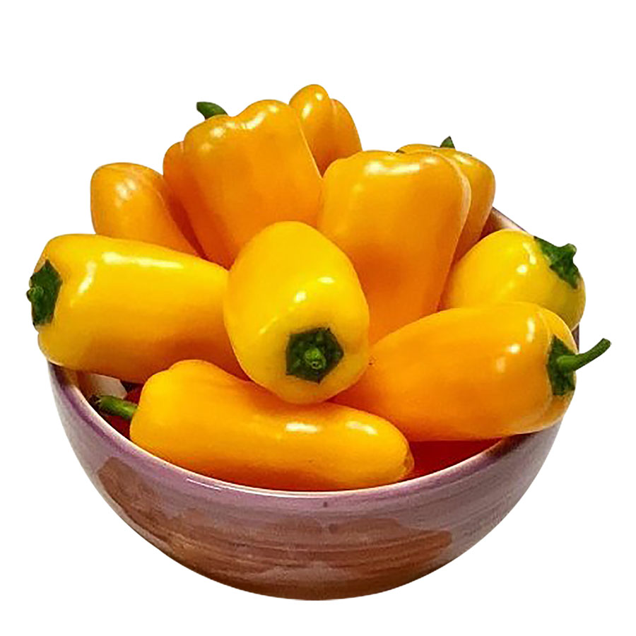 Pimiento mini amarillo calibre 20/40 granel kilo