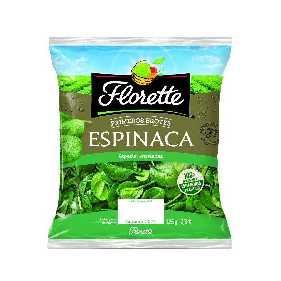 Brotes espinaca FLORETTE bolsa 125 g