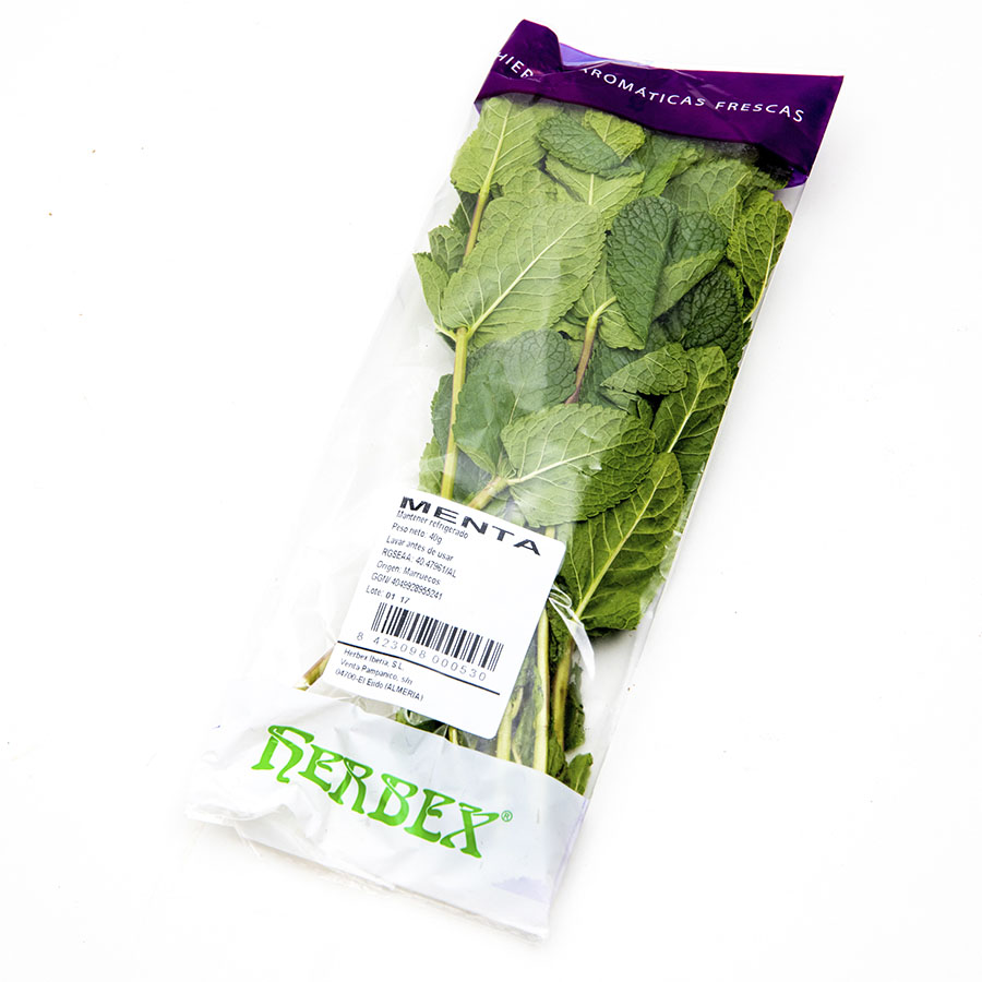 Menta manojo peso mínimo 40 g