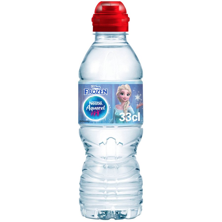 Agua sin gas AQUAREL kids tapón sport botellín 33 cl