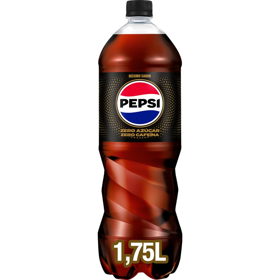 Bebida refrescante PEPSI Max sin cafeina botella 1,75 l