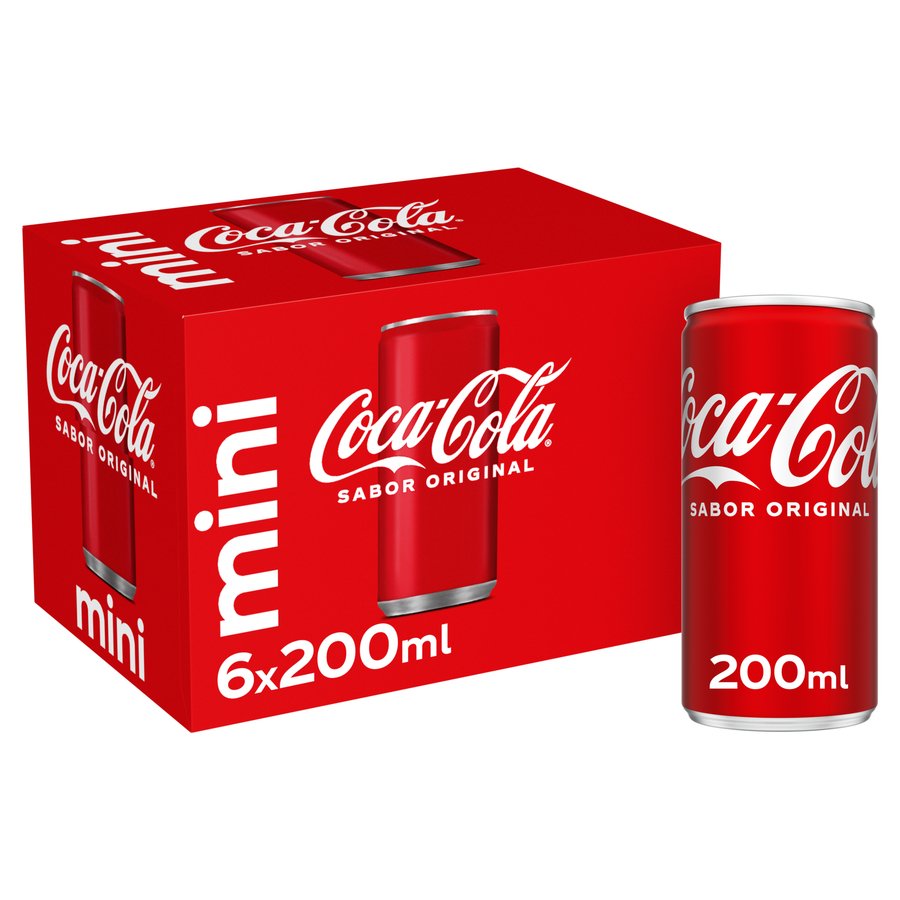 COCA COLA normal lata pack 6x20 cl