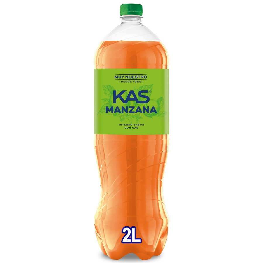 Refresco KAS manzana botella  2 l