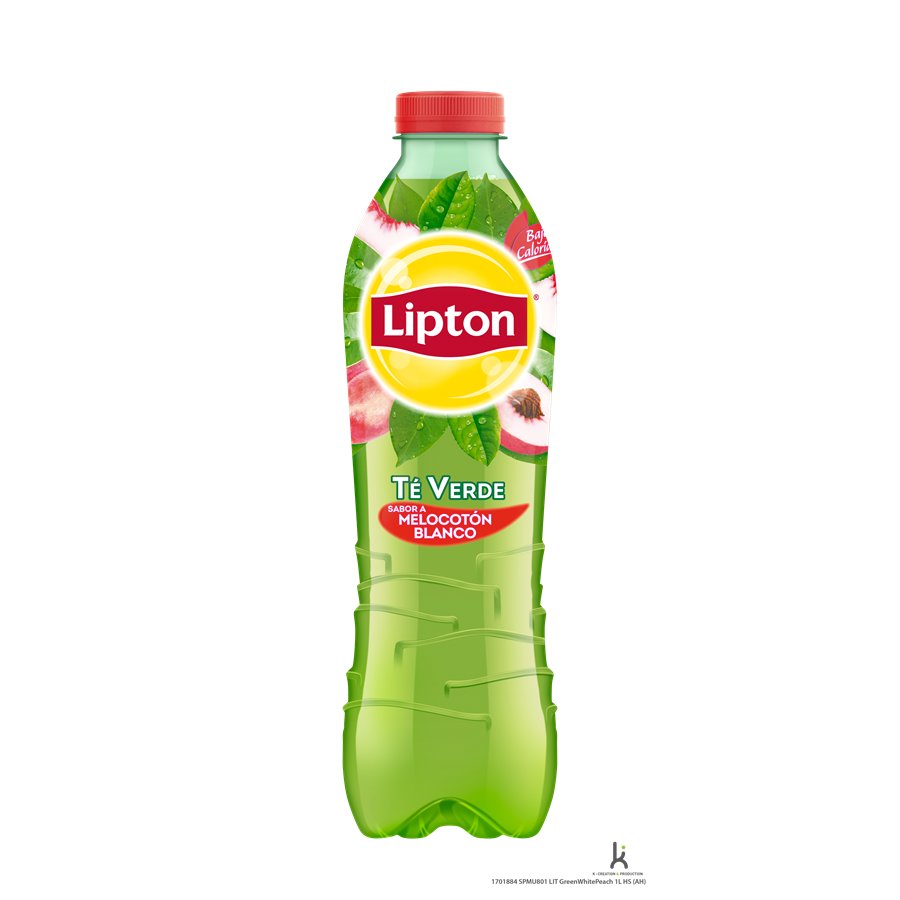 Té verde melocotón LIPTON 1 l