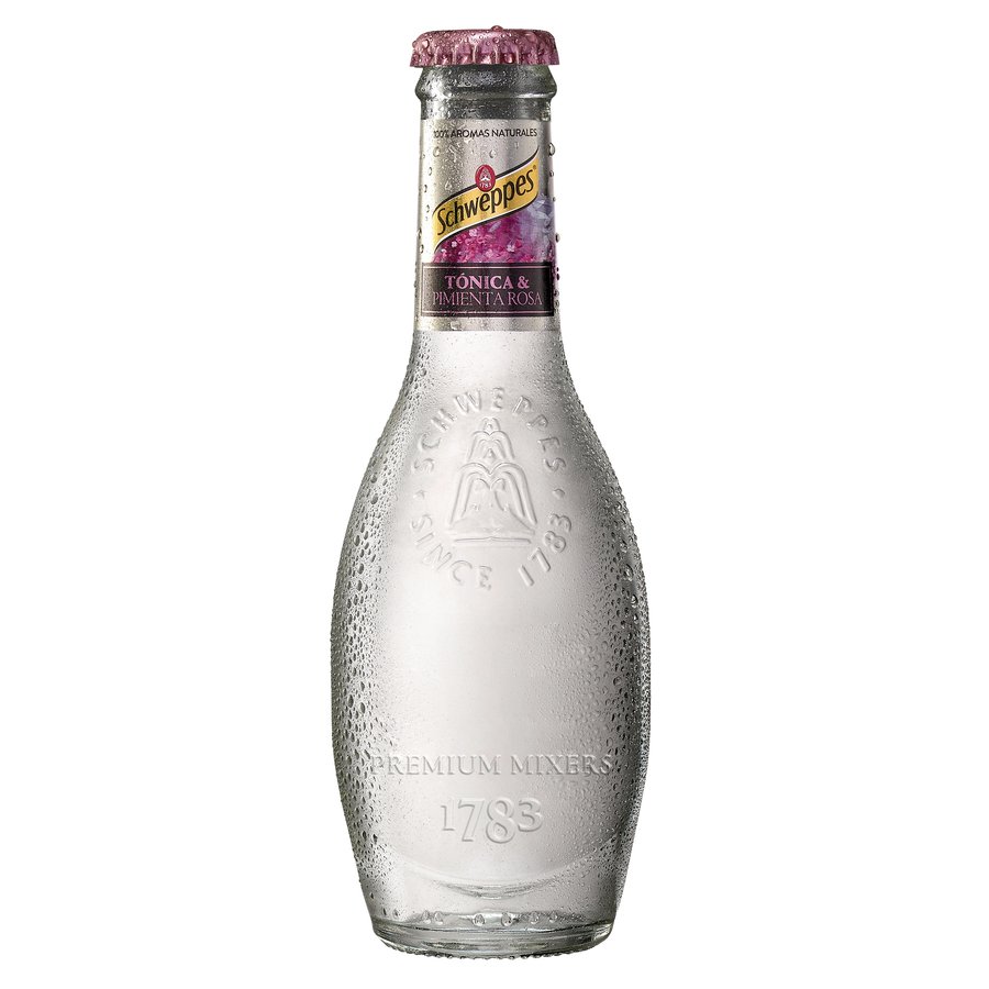 Tónica SCHWEPPES P.Mixer pimienta rosa botellín 20 cl
