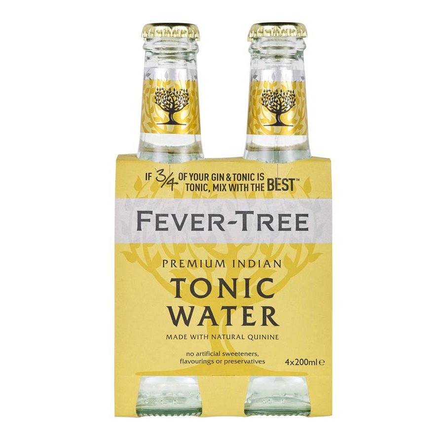 Tónica FEVER TREE indian pack 4x200  ml