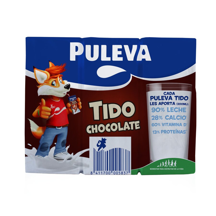 Batido chocolate PULEVA slim 6x200 ml