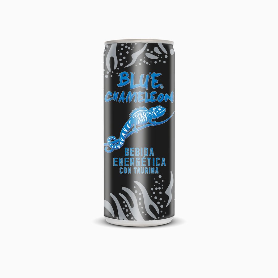 Bebida energética BLUE CHAMELEON 25 cl