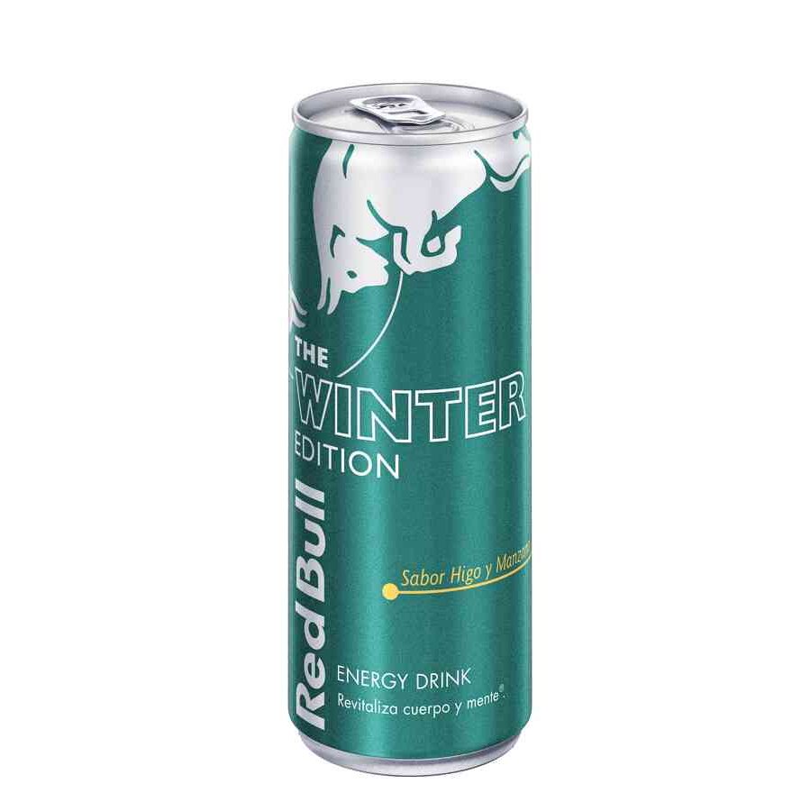Bebida energética RED BULL higo-manzana lata 25 cl