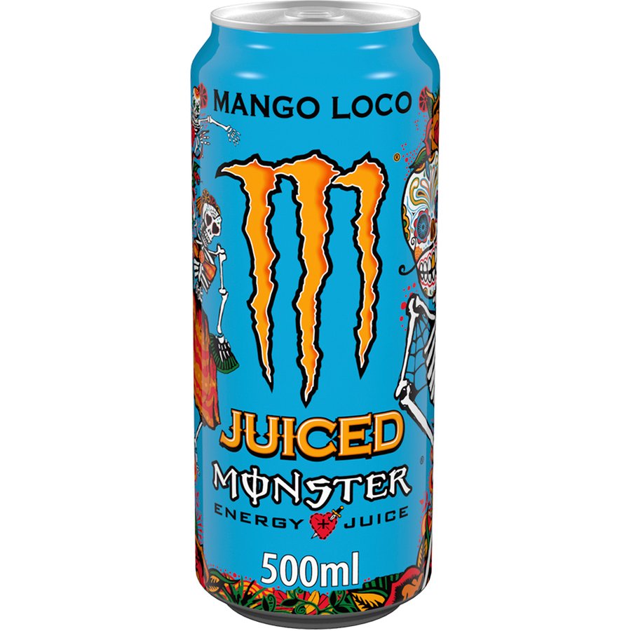 Bebida energética MONSTER juiced Mango Loco lata 50 cl