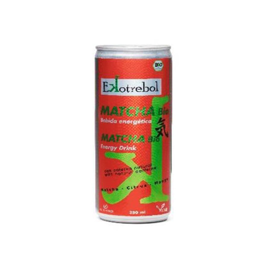 Bebida energética matcha bio EKOTREBOL lata 250 ml