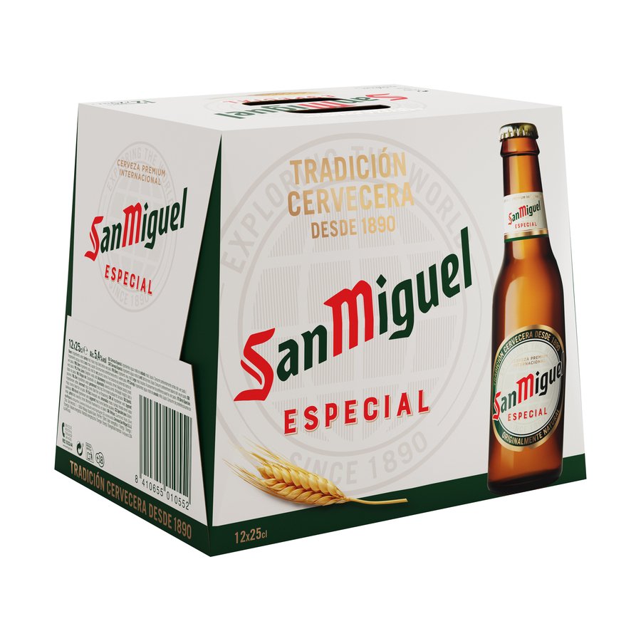 Cerveza SAN MIGUEL pack 12x25 cl