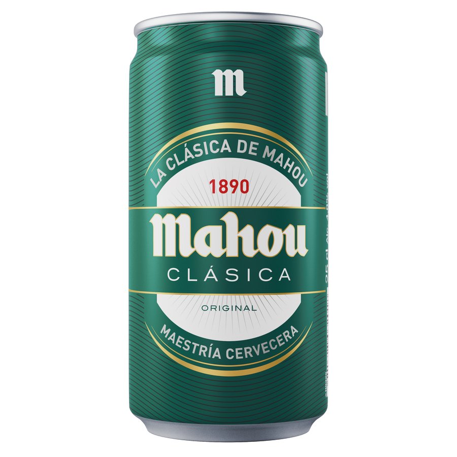 Cerveza MAHOU clásica lata 25 cl