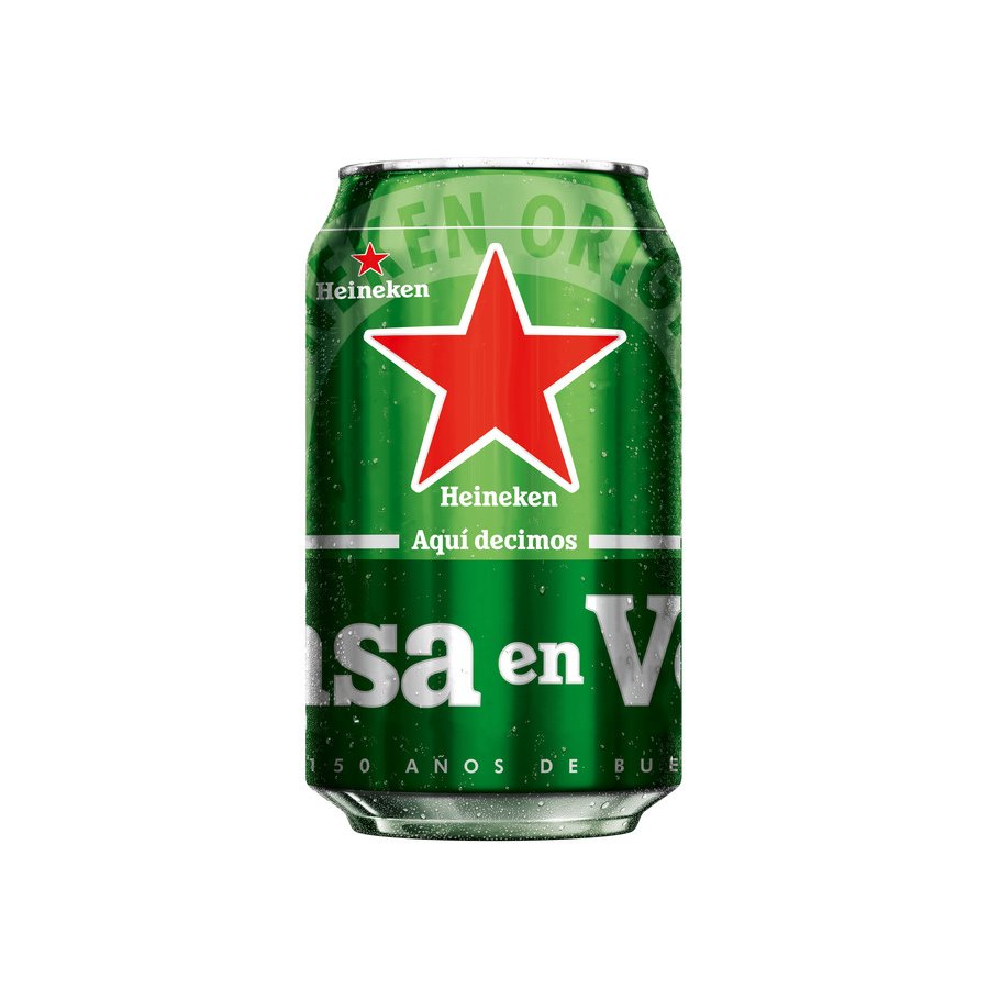 Cerveza holandesa HEINEKEN lata 33 cl