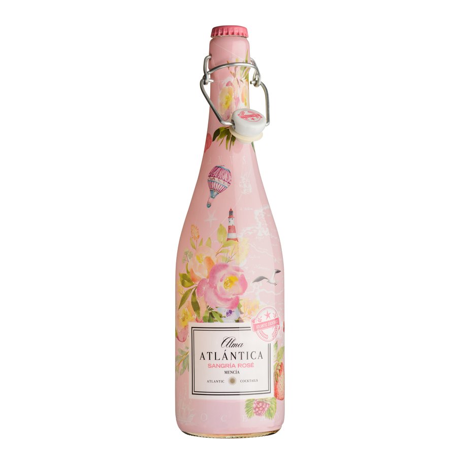 Sangría rosada de mencía ALMA ATLANTICA botella 75 cl