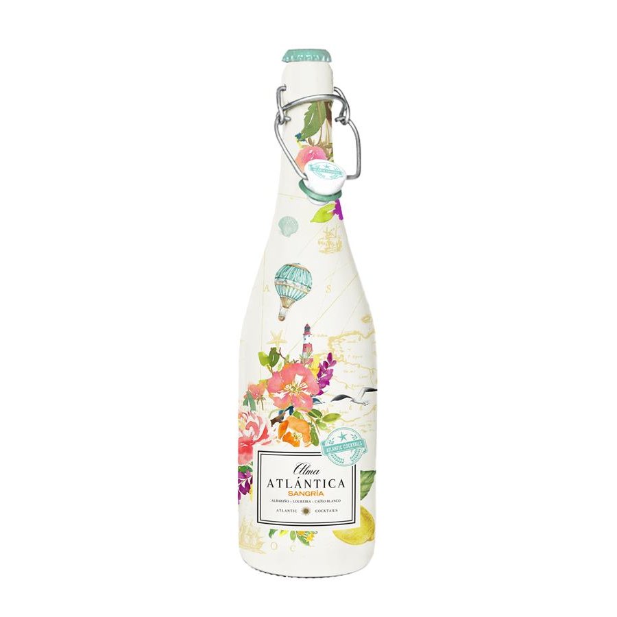 Sangría blanca de albariño ALMA ATLANTICA botella 75 cl