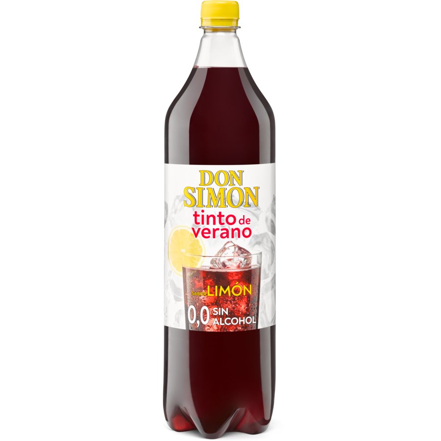 Tinto de verano sin DON SIMON limón pet 1,5 l