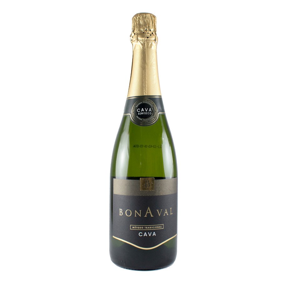 Cava extremeño BONAVAL semiseco botella 75 cl.