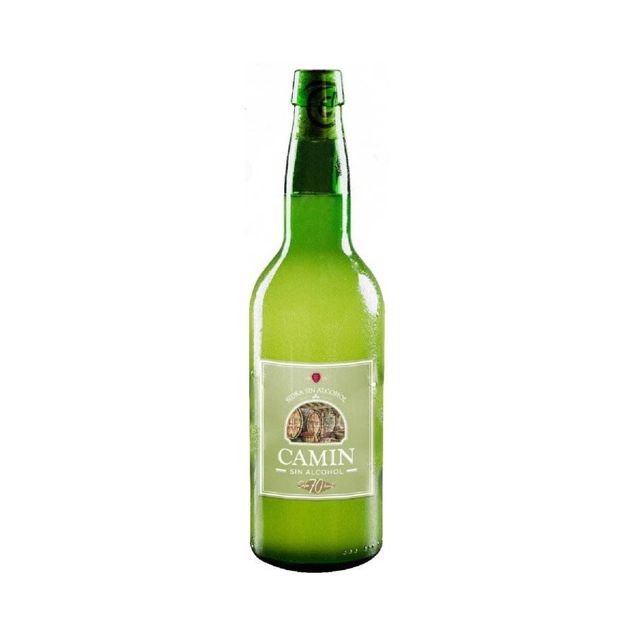 Sidra natural CAMIN sin alcohol botella 70 cl