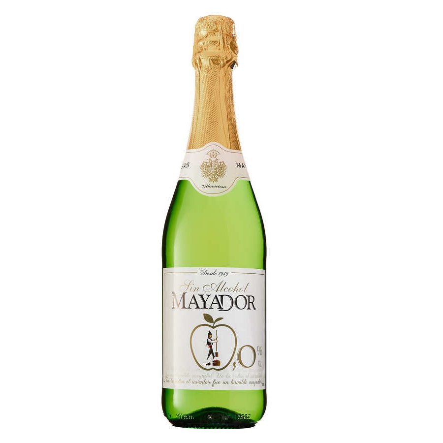 Sidra MAYADOR sin alcohol botella 75 cl