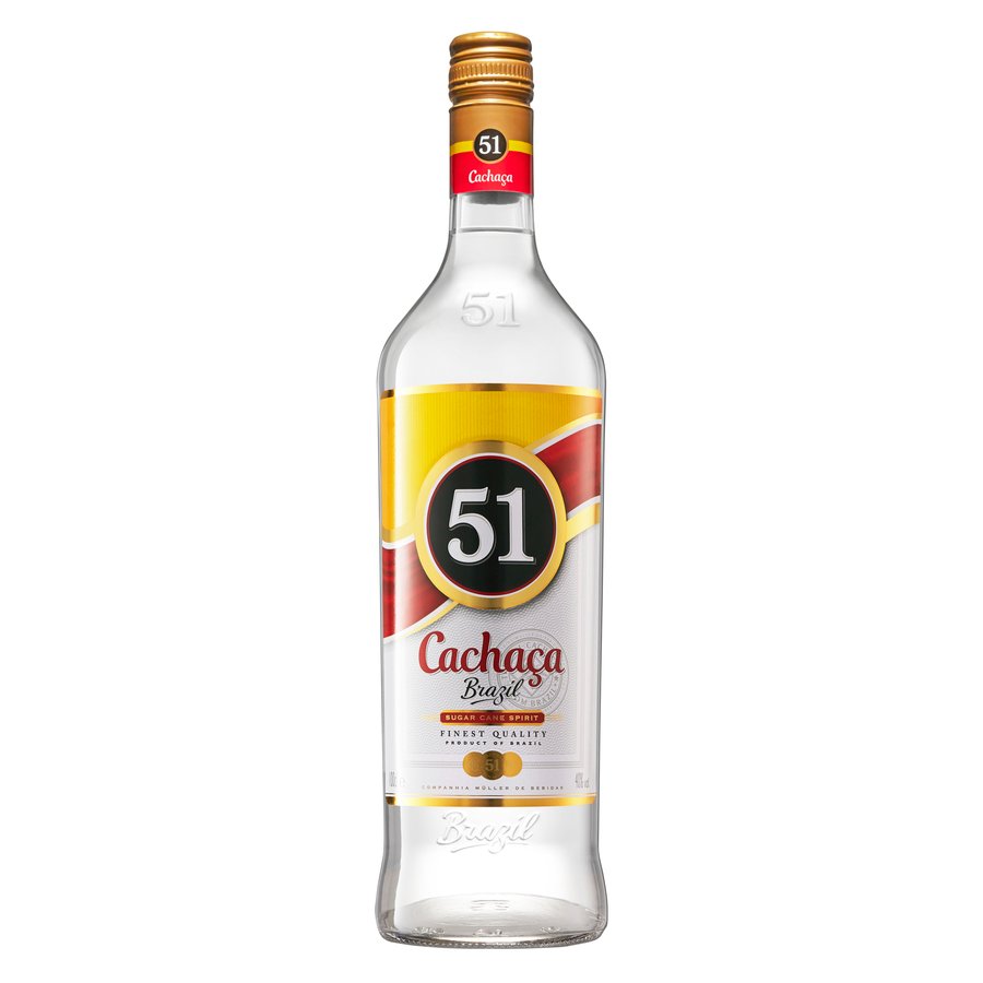 Aguardiente de caña CACHACA 51 botella 1 l