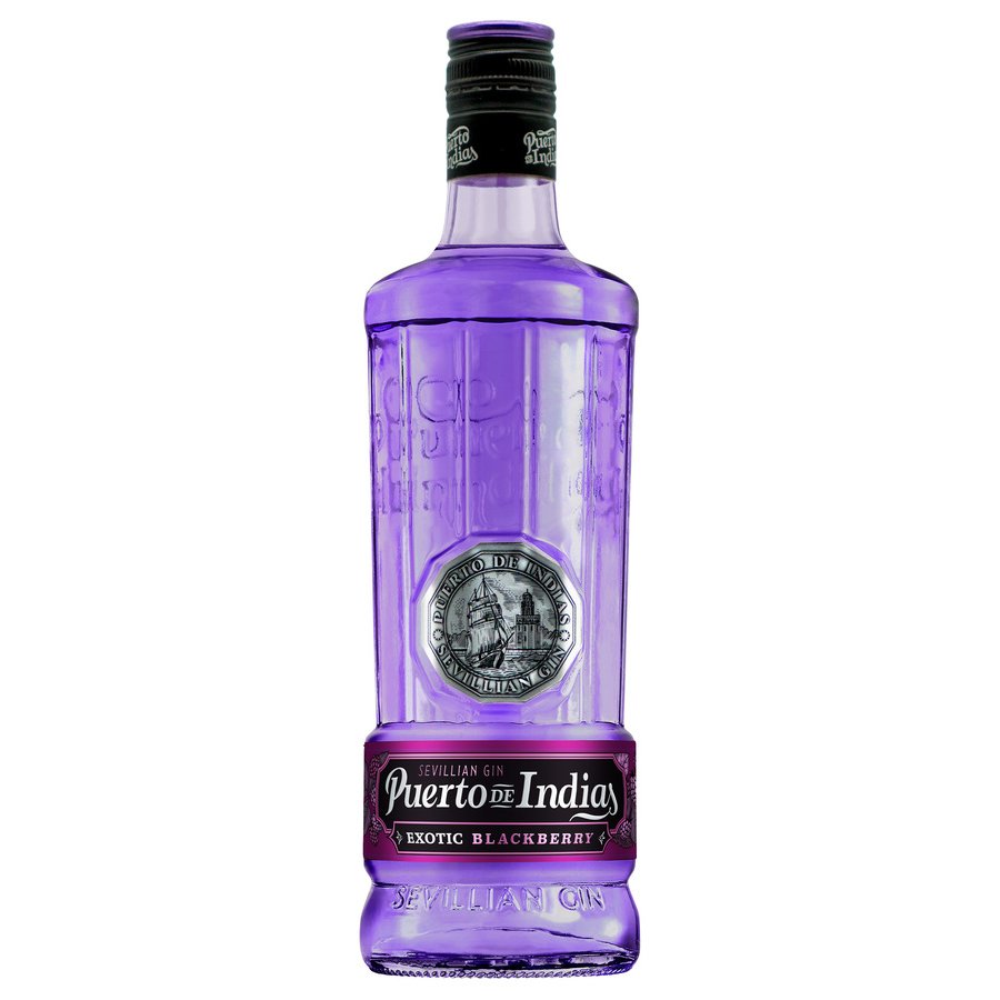 Gin PUERTO DE INDIAS Blackberry botella 70 cl