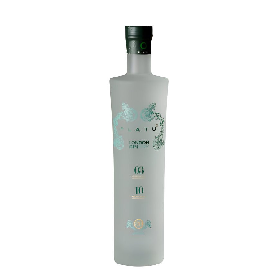 Ginebra PLATU LONDON DRY botella 70 cl.