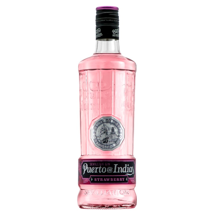 Gin PUERTO DE INDIAS strawberry botella 70 cl