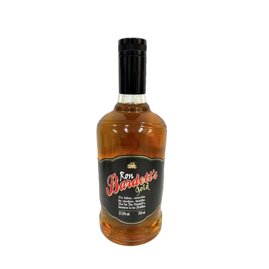Ron dorado BARDETTS botella 70 cl.