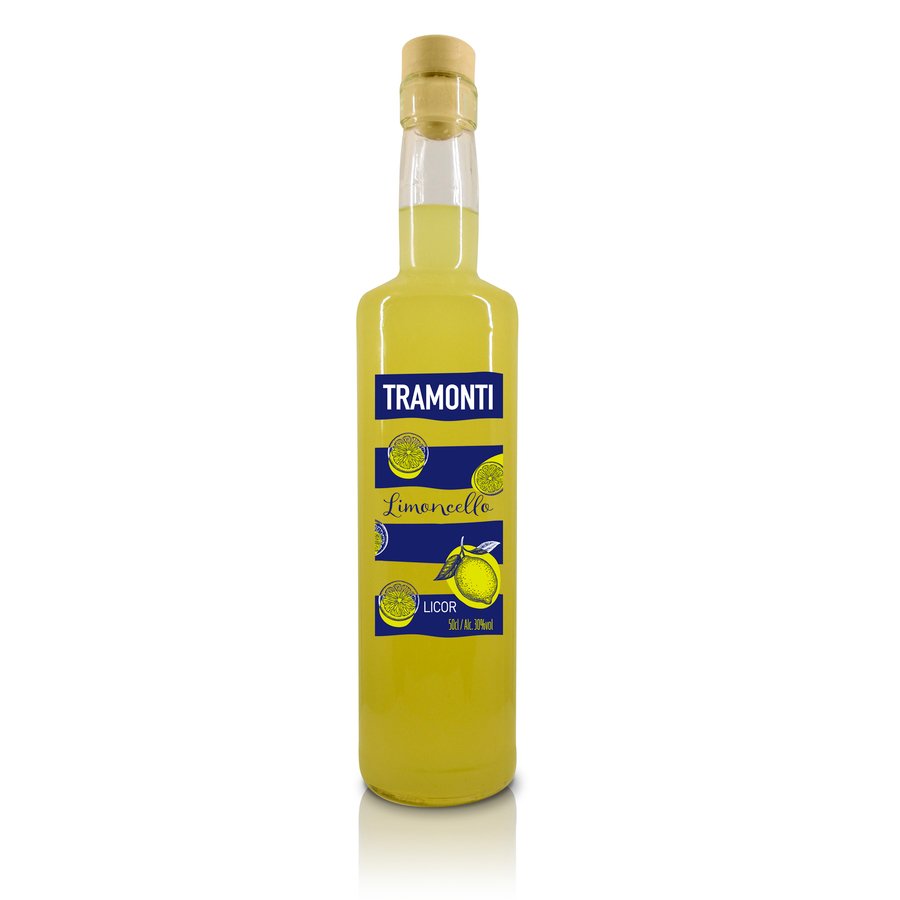 Licor TRAMONTI limoncello botella 50 cl.