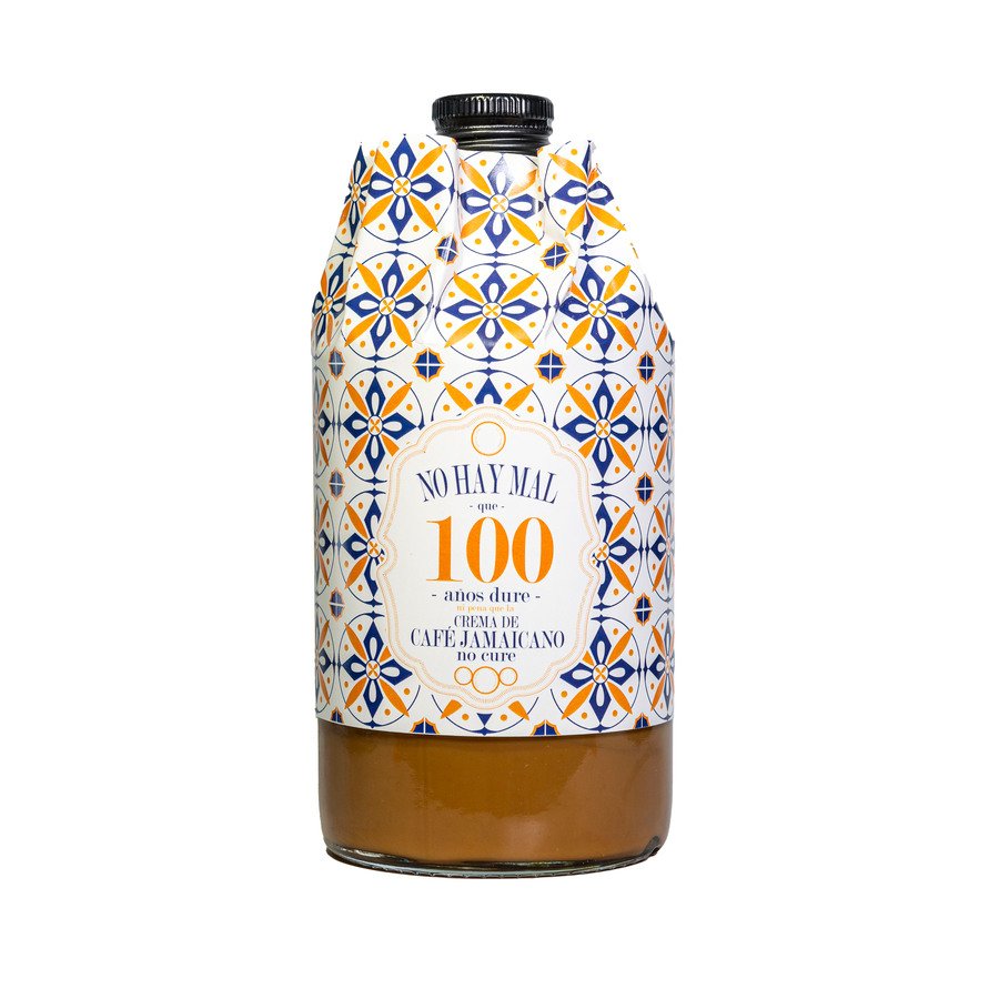 Crema de café jamaicano 100 AÑOS botella 70 cl.